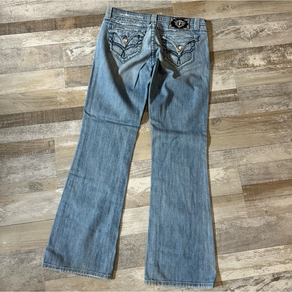 Women’s Plastic by Gly Light wash Flare Bootcut Jeans - Size 29 - Picture 4 of 8